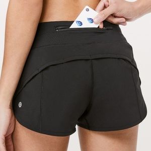 Lululemon Speed Up Short 2.5" (size 0)